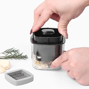 Hot Sale Stainless Steel Ginger Juice Garlic Crusher Manual Garlic Press Kitchen Gadget
