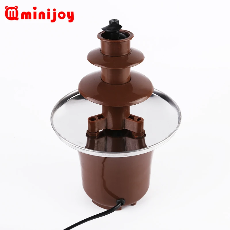 hot sale whosale electric countertop stainless steel chocolate fountain