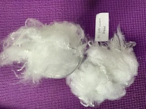 Hot sell 0.8D *32mm  micro silicon polyester staple  fiber for filling