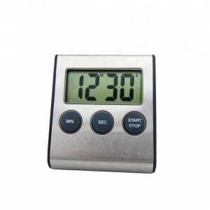 Hot Sell Digital Magnetic Kitchen countup  Countdown Timer in ABS Plastic and Stainless Steel Material