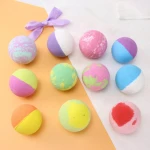 Hot Sell Shower Bubble Beauty Colors Cheap Fizzy Shea Butter Natural Bubble All Natural Bath Bombs