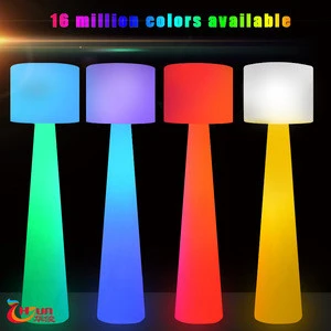 hot seller outdoor rechargeable modern rgb led floor lamp for decoration
