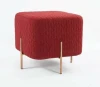 Hot selling designer upholstery elephant pouf stool ottoman for commercial furniture