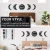 Import Hot selling natural wall-mounted wooden shelf wall mounted wood shelf moon shape shelf from China