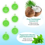 Hot selling Organic Travel Rinse Odor Lasting Coconut Oil Pulling Whitening Teeth Pulling Oil Mouth Wash