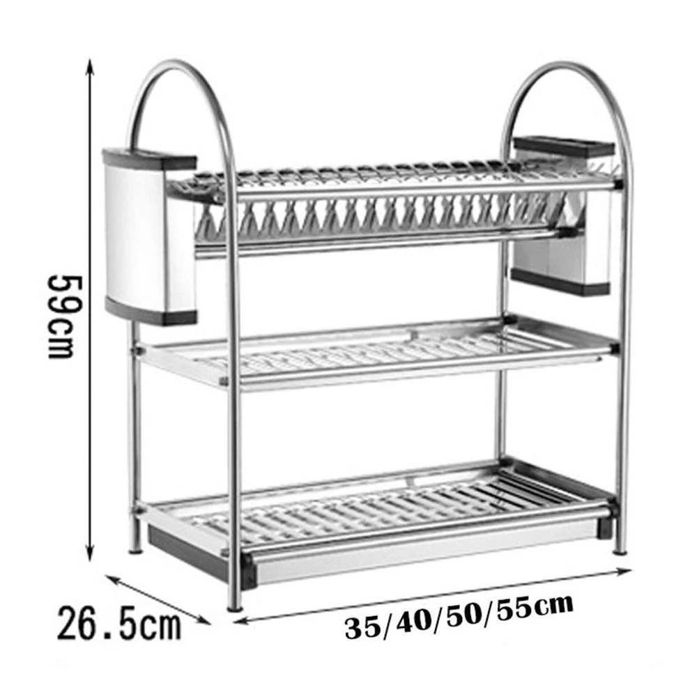 Hot selling Stainless Steel Dish Drying Rack -  Kitchen Folding Dish Rack ,Plate Holder , Foldable Dish Drainer