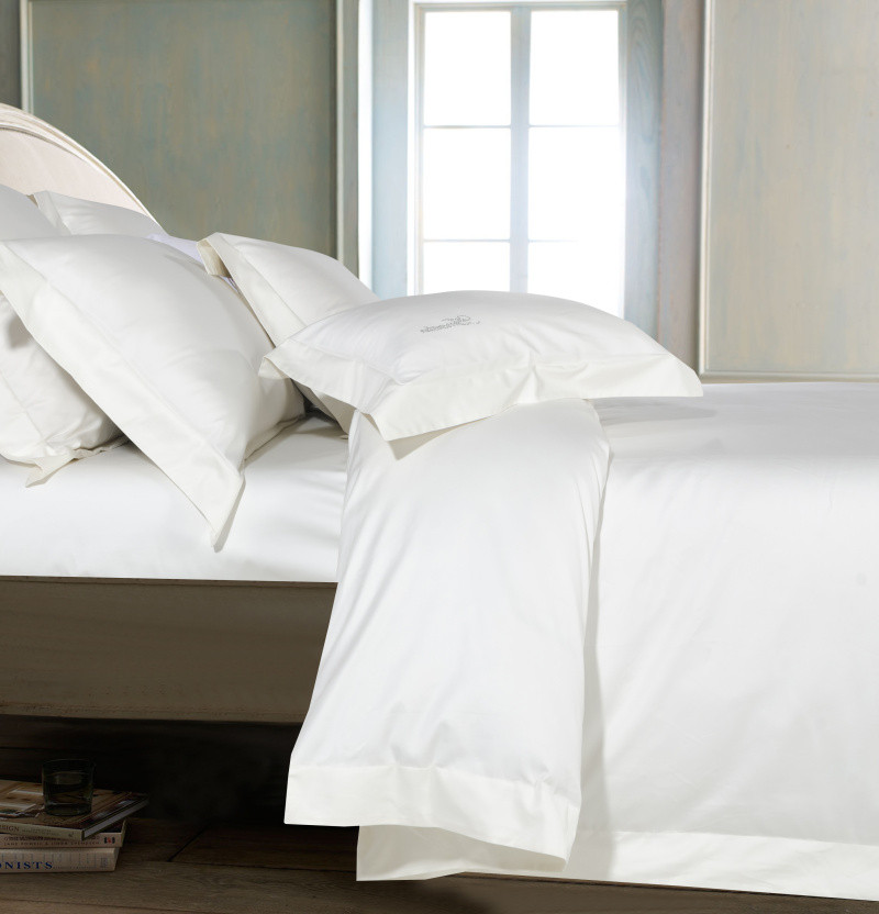 Buy Hotel Bed Linen Bedsheet Luxury White Bedding Set Queen King 100% ...
