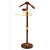 Import Hotel Room Clothes Hanger Household Luxury Bedroom Coat Rack Single Rod Standing Hat Hanger metal with wood coat stand from China