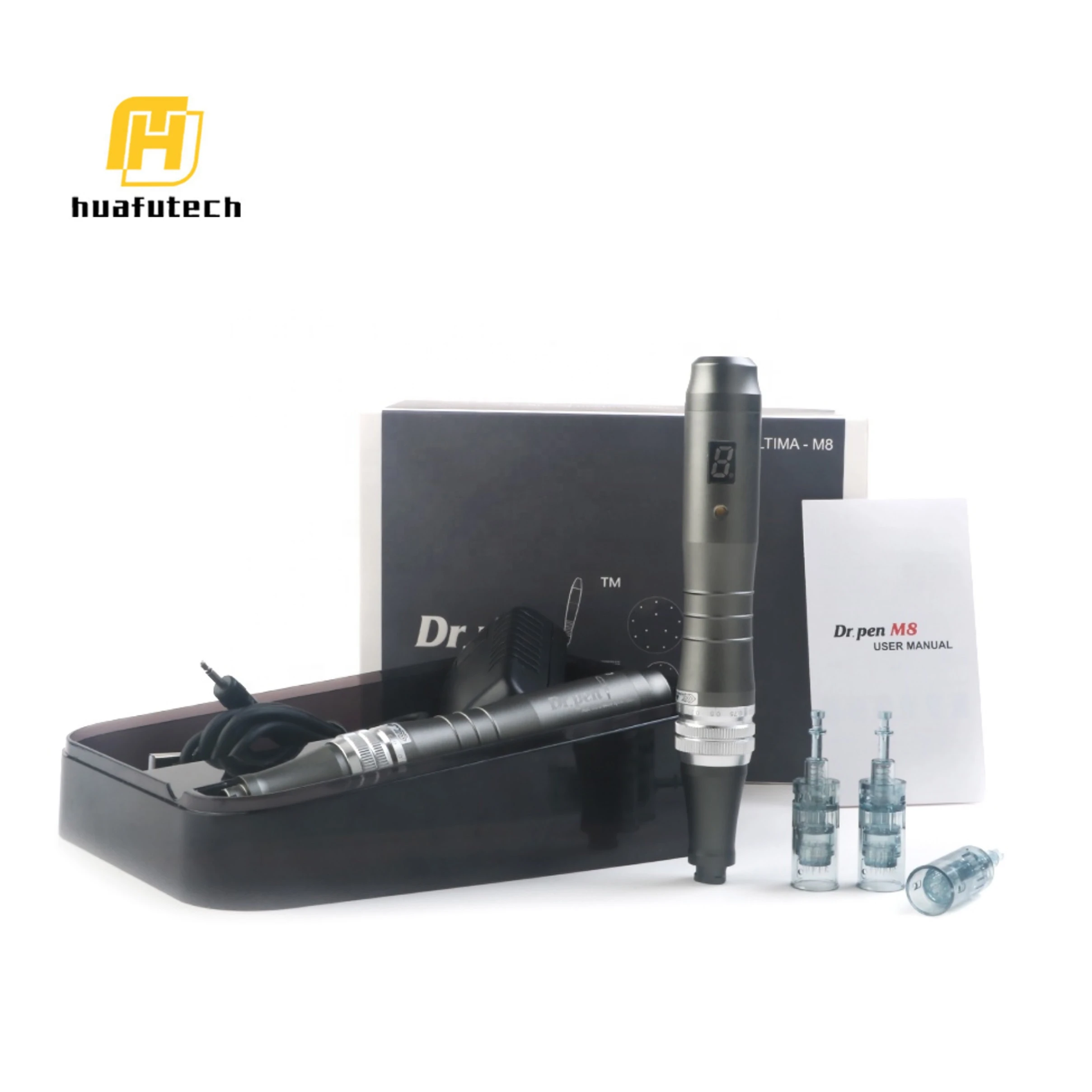 Huafu Digital 6 levels Electric Derma Pen Dr Pen M8 Auto Microneedle System