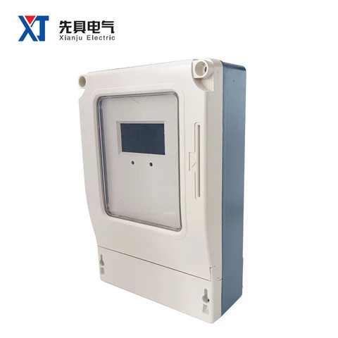 IC Card Box Three Phase Factory Customized Electricity Meter Housing Plastic Enclosure Electric Energy Meter Shell House Rental