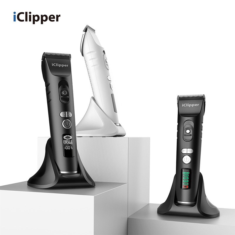 Buy Iclipper Lcd Display Ceramic Movable Cutter Head And Titanium Fixed ...