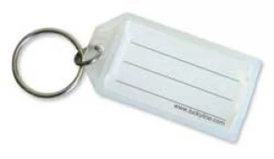 ID Key Tags with Flap Clear PK 10