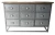 Import Industrial Iron 3 Drawer 2 Door Sideboard With Wooden Top from India