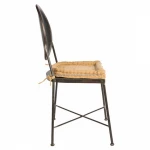 Industrial Vintage Dining Chairs Iron Metal Frame Industrial Style Dining Hotel Restaurant Cafe Chairs