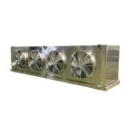 Industrial wall mounted heat exchanger evaporator air cooler coil