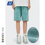 INF Wholesale Straight Sweat Shorts 100% Cotton  Men Streetwear Knee Length  Sports Shorts Men
