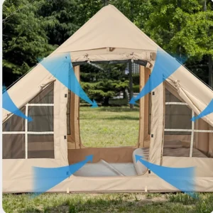 Inflatable Air Tourist Tent 4 6 People Factory Glamping Cabin Tents