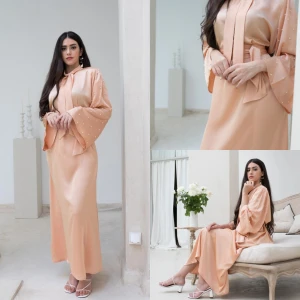 Islamic Clothing Solid Color Muslim Dress Abaya China Wholesale Women Abaya
