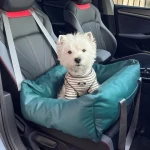 Juice Pet Custom Dog Booster Seat Waterproof Portable Center Console Pet Seat Safety Travel Carrier Dog Booster Seat