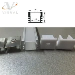 Kitchen cabinet aluminum profile,high quality led Aluminum profile