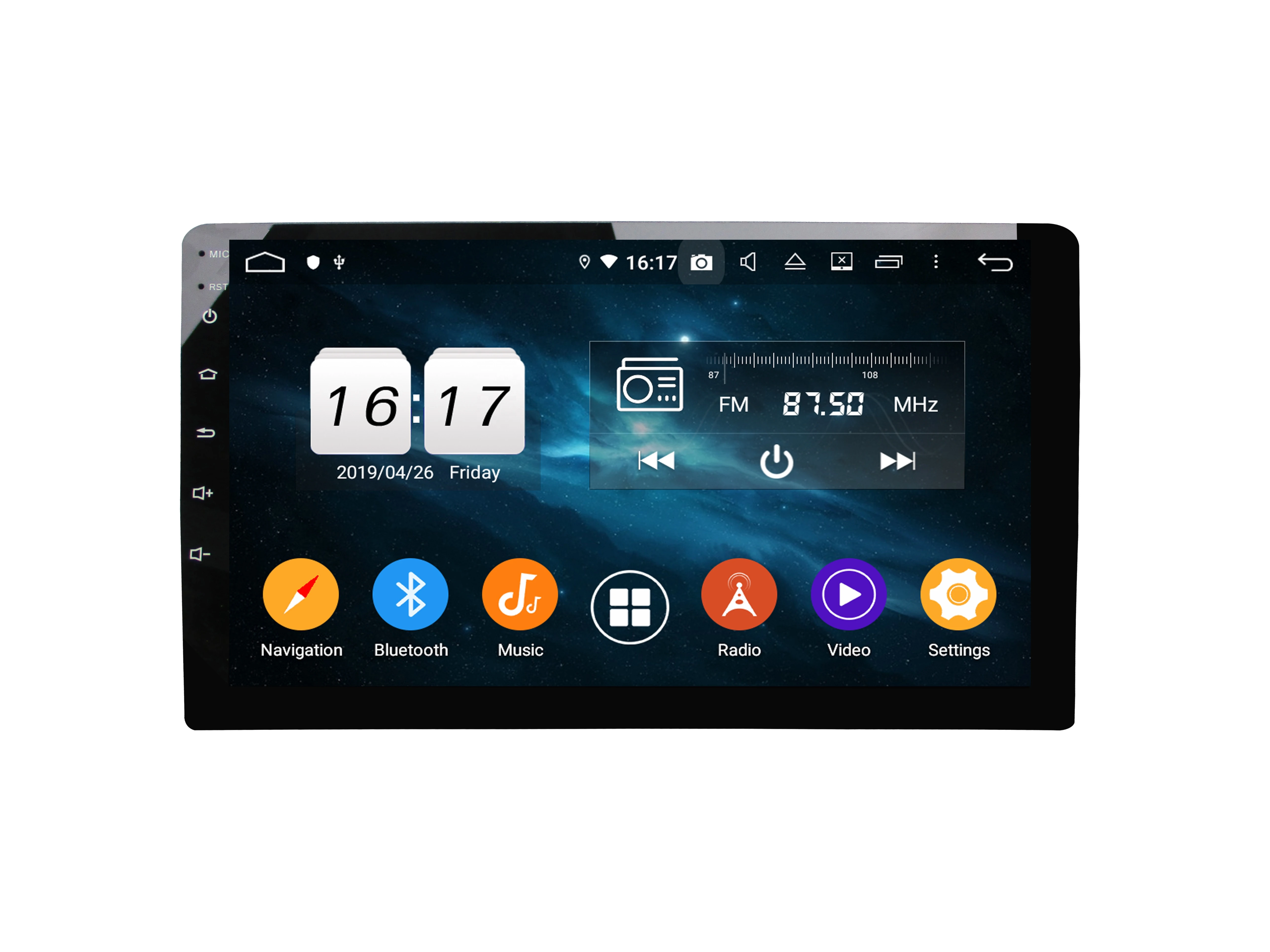 KLYDE universal 9 inch android car dvd  player KD-9023 PX5 2+16 GB solution multimedia car radio