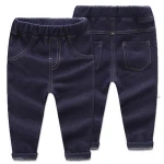 Korean Style Baby Cotton Trousers Flannel Thickening Winter Warm Childrens Kids Jeans