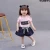 Import Korean Style Baby Items Girl Clothes Tshirt+Pants Shorts Sets Wholesale from China