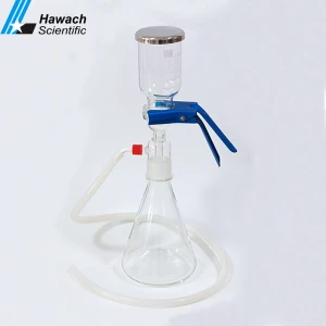 lab 47mm Vacuum Filtration Glassware Solvent Filtration Apparatus with pump