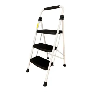 Ladder 3 Step Folding Step Stool with Handrail Step Ladder