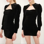 lady stylish  long sleeve bodycon dress fashionable new arrivals manufacturer china ladies fashion dresses