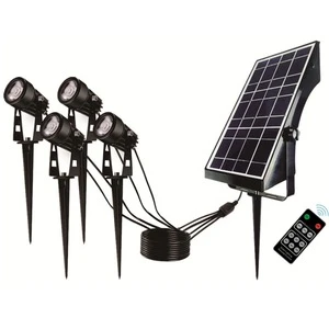 Landscape 4 Pack LED Christmas decking stake Garden Patio Yard walkway path lawn solar powered ground lights