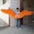 Import large fairy wings made of artifical feathers for party show from China