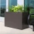 Import Large Outdoor Metal Curved Galvanized Planter Box Bright Color Flower Pot from China