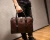 Import large size custom logo a3 17 inch crazy horse pu leather bag tote briefcase document brief case from China