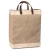 Import Large sturdy jute tote bag Reinforced with waterproof lining from China