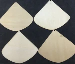 Laser Cut Wooden Sector For Craft