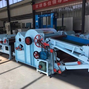 LB250A Professional six roller cotton fabric textile waste recycling machine for cotton spinning