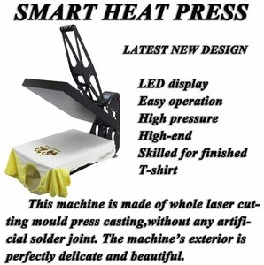 LED display Hot sale t shirt printing Heat press machine