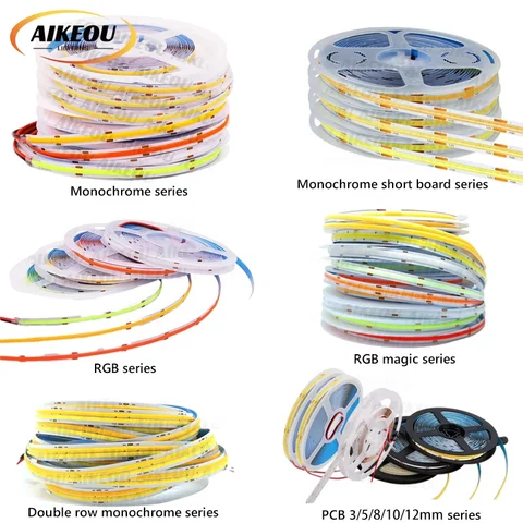 Buy Led Smart Lights 384 Chip 10mm Landscape Lighting Cob Strip Light ...