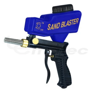 LEMATEC Air Hand Held SandBlaster Gun Gravity Feed Sand Blaster Legerity Function Sandblasting Gun