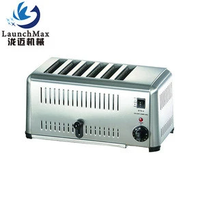 LET-6 / CE approved 6 slice electric logo toaster