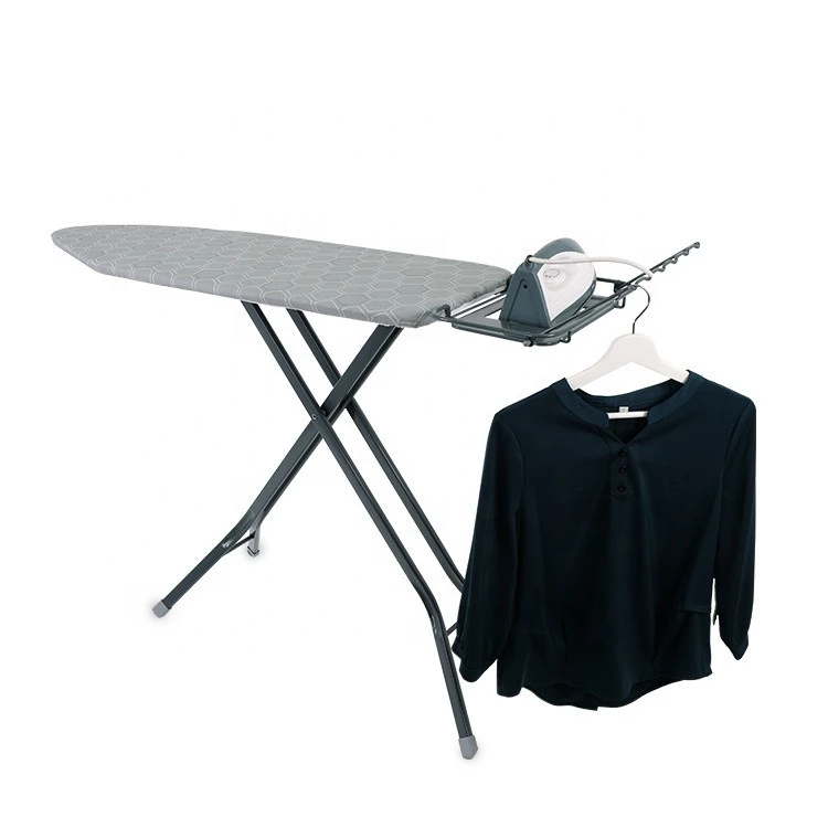 level 4 Height adjustment compact clothes iron table folding wall mounted Ironing Board with iron rest