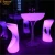 Import light up patio furniture hookah lounge used rotomolding mould led bar furniture lighting table chair set from China