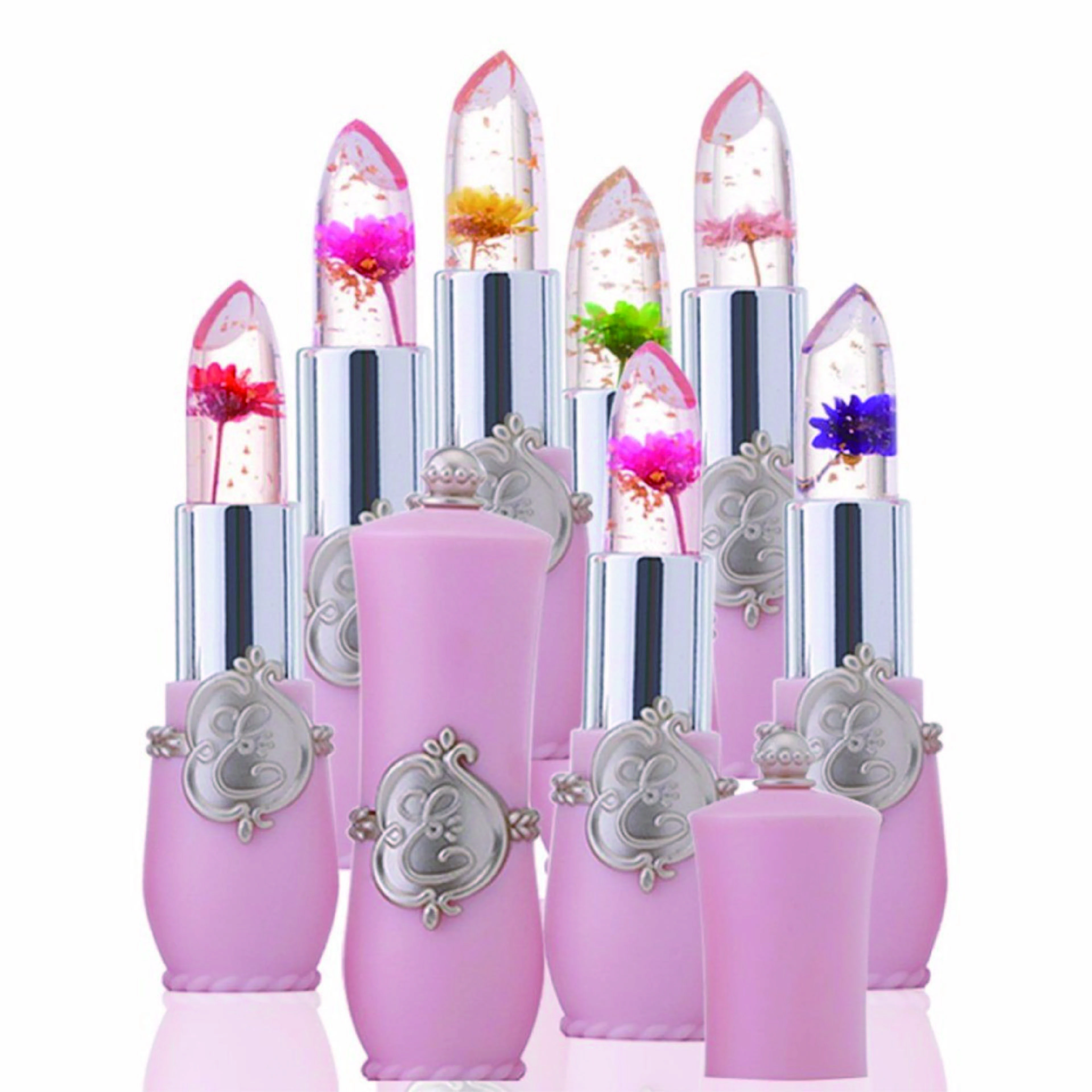 lip balm Moisturizer Jelly Tint Waterproof Magic Temperature Change Color Flower Jelly Lipstick