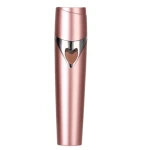Lipstick Mini Lady Womens Facial Hair Remover Electric Epilator 18K Gold Plated Women Painless Hair Removal