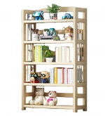 Living Room Furniture Bookcase Industrial  Leaning Ladder Book Shelf Home Bookshelf