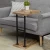 Import Living Room Furniture Industrial Style  Pipe C-Shaped End Table Black Side Tables from China