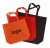 Import logo printed cheap  handle non woven shopping bag from China