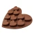 Love shape silicone chocolate mould ice tray ice cube ice biscuit cake baking mold