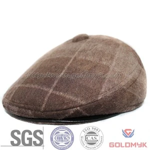low price wool brown hat ivy caps for men ivy hat
